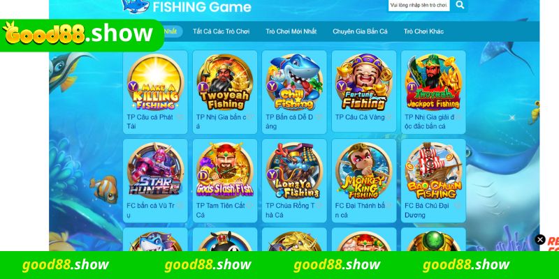 Hướng dẫn chơi Game bắn cá Good88 đổi thưởng cực dễ dàng